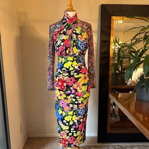 Anthropologie Floral Multicolor Women's Dress